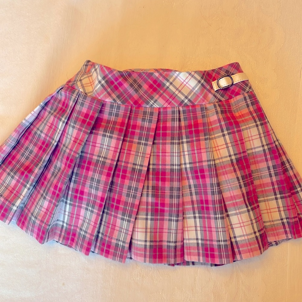 Infant plaid skirt